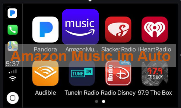 Amazon Music im Auto