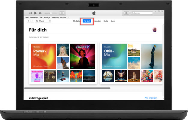 Apple Music Replay finden auf dem Windows