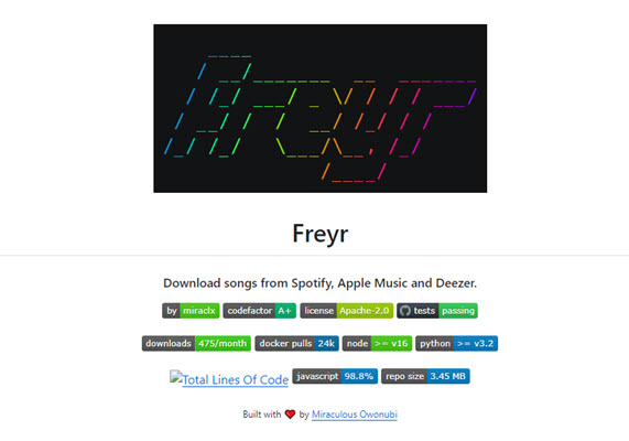 Freyr Apple Music Converter Freeware