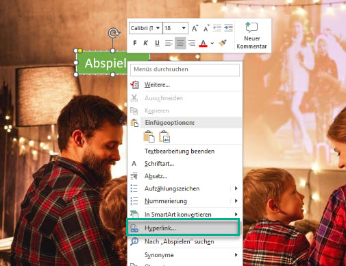 Hyperlink in PowerPoint einfügen