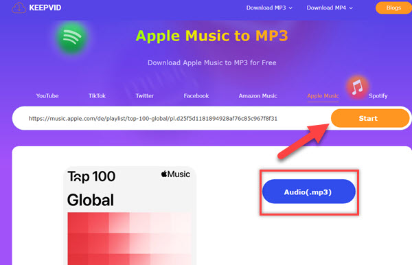 KeepVid Apple Music Downloader