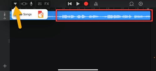 iTunes Musik berarbeiten GarageBand